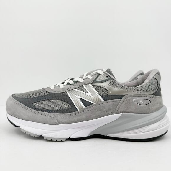 New Balance Mens Classics 990v6 Sneakers US 8 M Grey Suede Made in USA NIB - Picture 7 of 11